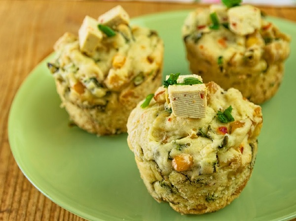 Recept: Újhagymás muffin - sós különlegesség!
