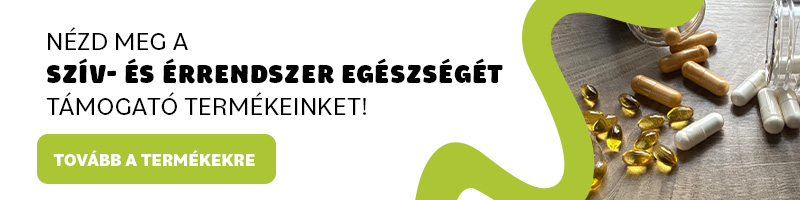 Szív és érrendszer egészségének támogatására ajánlott termékeink