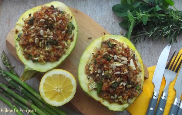 Tavaszi töltött tök recept
