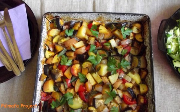 Briami - zöldséges egytálétel recept, görög módra Briami - zöldséges egytálétel recept, görög módra