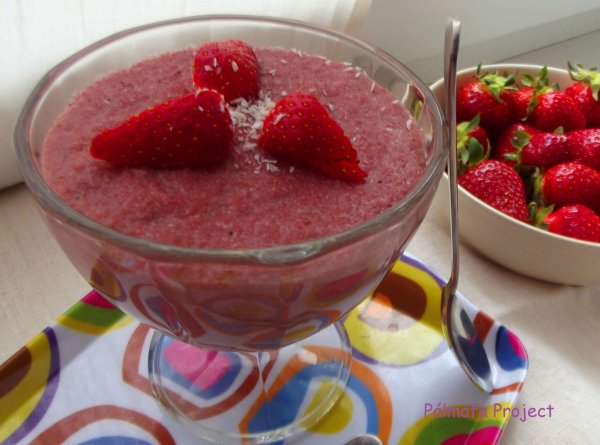 Tejmentes eperpuding házilag - recept