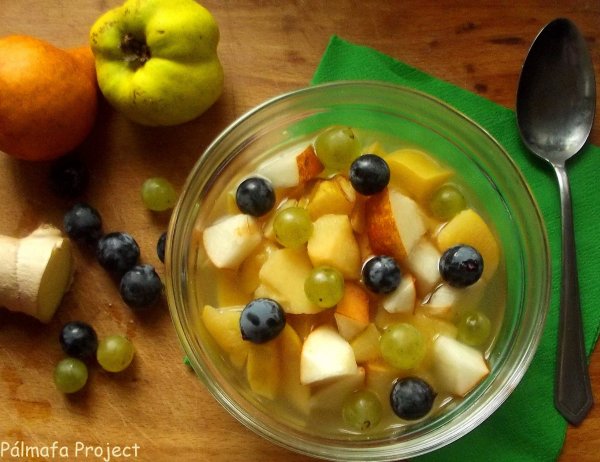 Forró őszi gyümölcsleves recept