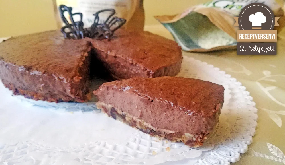Mogyoróvajas-banános mousse torta
