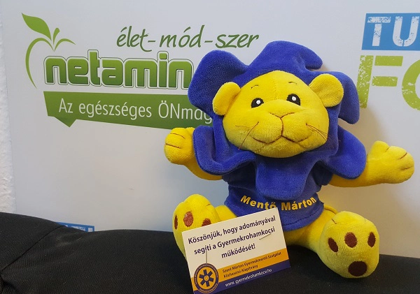 Netamin adomány a Gyermekmentőnek