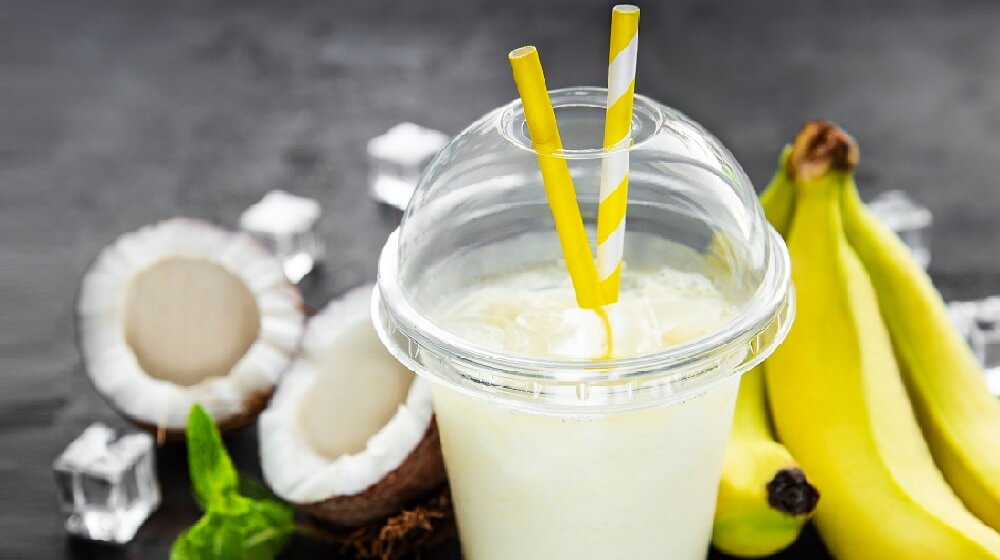 Agyserkentő banános-kókuszos smoothie