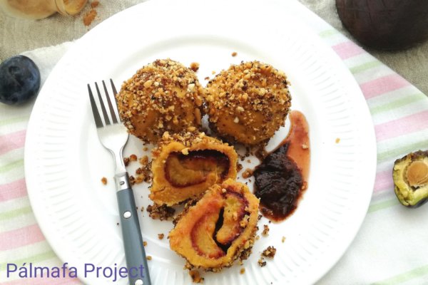Recept: szilvásgombóc édesburgonyával
