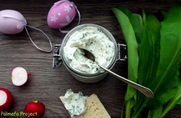 Recept: medvehagymás tormakrém
