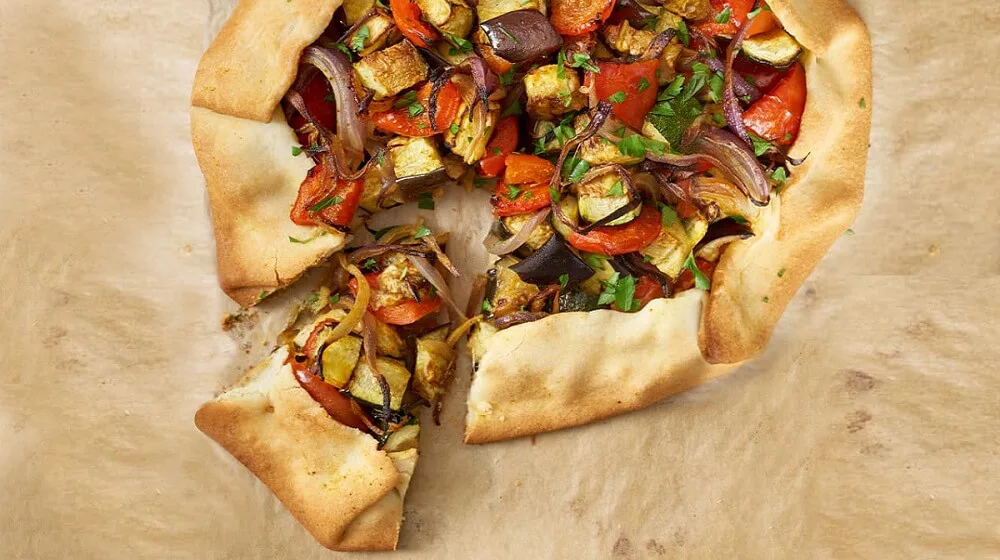 Currys zöldséges galette
