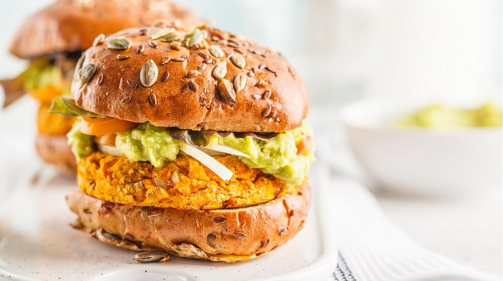 Tökös protein burger