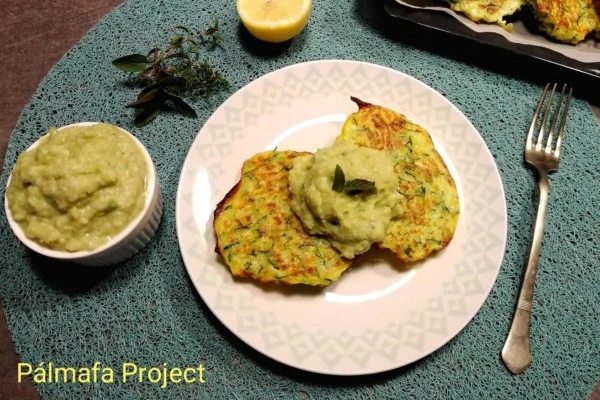 Recept: cukkinilepény spárgakrémmel