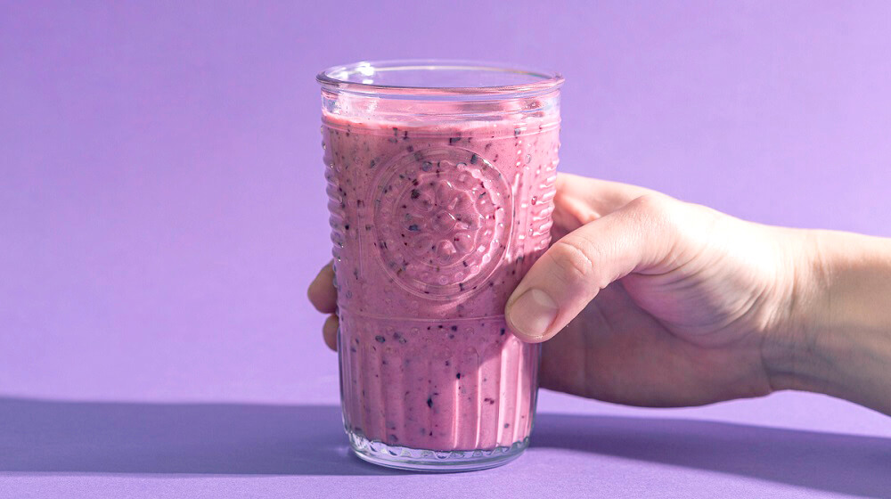 Friss fügés-banános turmix proteinnel