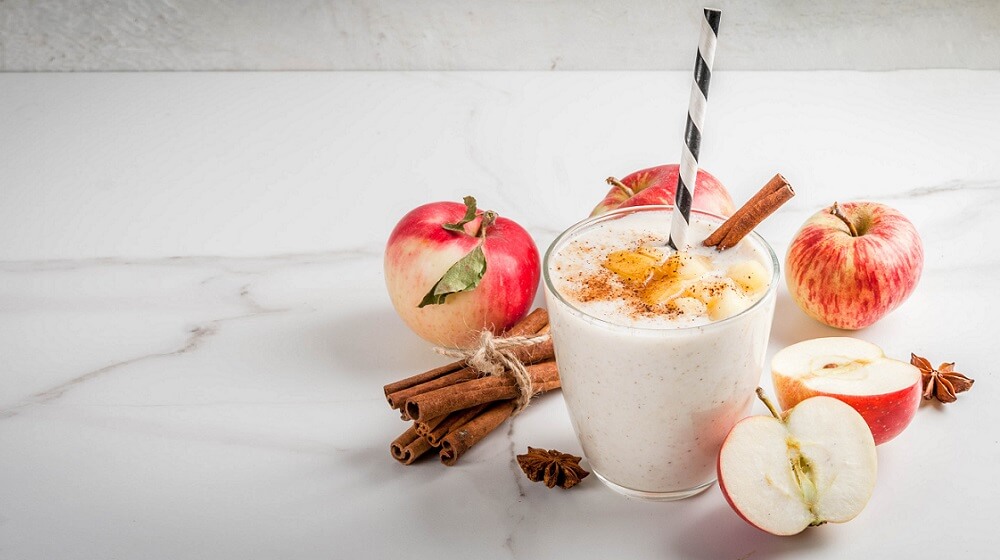 Fűszeres karamellizált almás protein shake